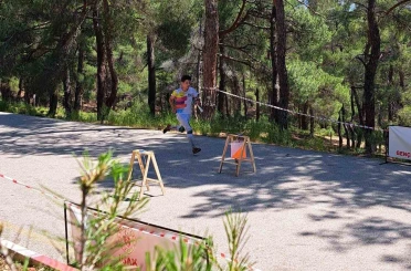 Aliağalı oryantiring sporcusu Eymen Vatansever milli takımda 