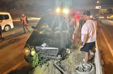 Alkollü sürücü ölümden döndü 