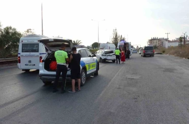 Alkollü sürücünün kullandığı kamyonet otomobile çarptı: 1 yaralı 