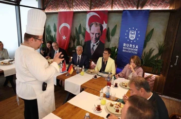 Alman heyeti, Bursa mutfağına hayran kaldı 