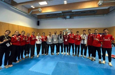 Almanya’da milli taekwondocular zirvede 