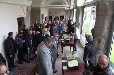 "Amasya’dan İstanbul’a Şeyh Hamdullah Yazma Eser Sergisi" açıldı 