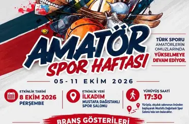 Amatör Spor Haftası kutlamaları
