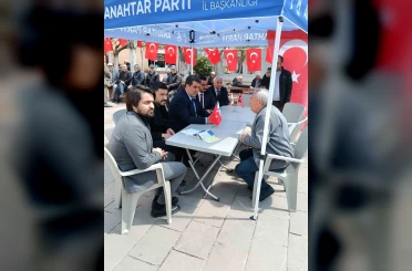 Anahtar Parti, ilçe temaslarıyla siyasi yol haritası çiziyor 