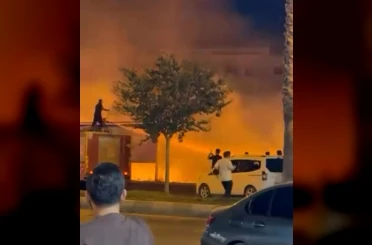 Anız yangını itfaiye ekiplerince söndürüldü 