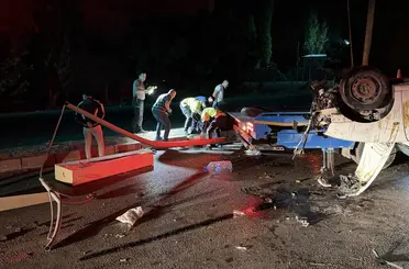 Ankara’da otomobil takla attı: 1 ölü
