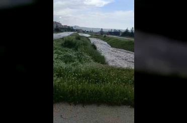 Ankara’da sağanak sonrası sel meydana geldi 