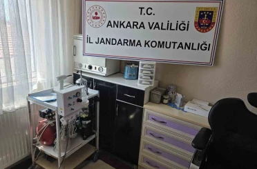 Ankara’da sahte diş doktoruna operasyon 