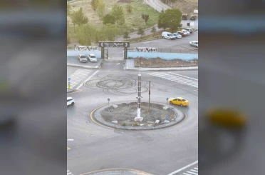 Ankara’da trafiği kapatıp drift atan trafik magandaları kamerada 