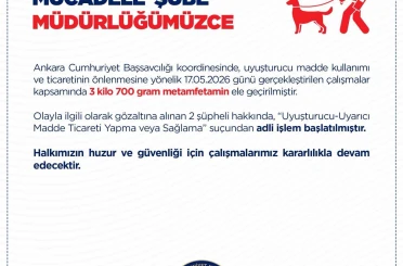 Ankara’da uyuşturucu operasyonu: 2 gözaltı 