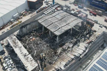 Ankara’daki fabrika yangınının neden olduğu hasar gün aydınlanınca ortaya çıktı 
