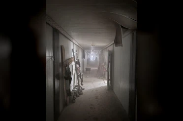 Antakya’da konteyner yatakhane yandı