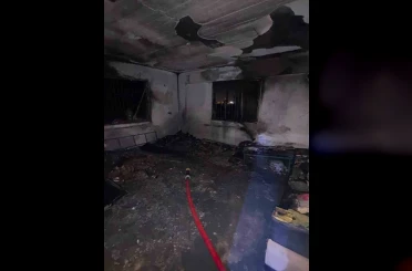 Antakya’da çıkan yangında ev kullanılmaz hale geldi 