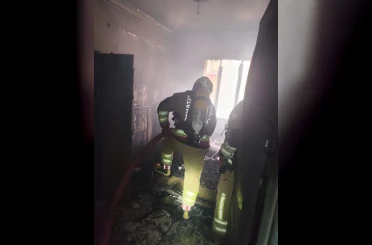 Antakya’da ev yangını 