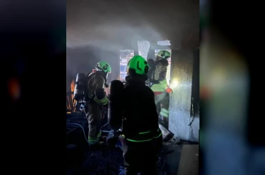 Antakya’da mesken yangını 