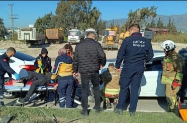 Antakya’da trafik kazası: 1 yaralı 