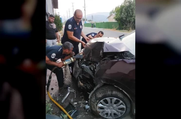 Antakya’da trafik kazası: 2 yaralı 