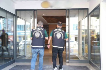 Antalya’da günübirlik konaklama yerlerine eş zamanlı denetim 