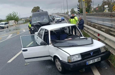 Antalya’da intihar teşebbüsü gibi kaza güvenlik kamerasında 