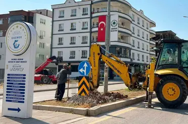 Araban’da trafik ışıklandırma çalışması başlattı
