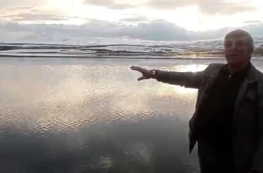 Aras Nehri baharla birlikte coştu 
