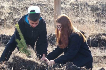 Ardahan’da Milli Ağaçlandırma Günü’nde fidanlar toprakla buluştu 