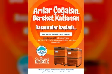 ’Arılar Çoğalsın, Bereket Katlansın’ projesine başvurular başladı 