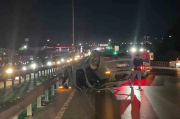 Arnavutköy’de zincirleme kaza: 1 yaralı 