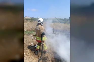 Arsuz’da çöplük yangını 