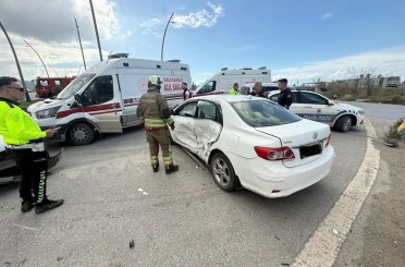Arsuz’da trafik kazası: 1 yaralı 
