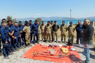 Askeri personele orman yangını eğitimi 
