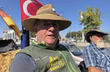 At arabasıyla 4 bin 800 kilometre yol katedecekler 
