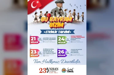 Atakum Belediyesinden özel 23 Nisan programı 