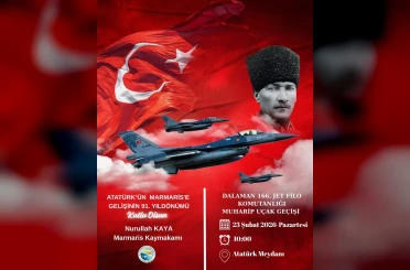 Atatürk’ün Marmaris’e gelişinin yıldönümü törenlerle anılacak 