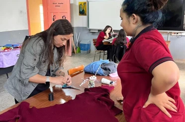 Atça’da atıklar sanata dönüştü 