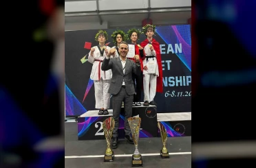 Avrupa Yıldızlar Taekwondo Şampiyonası’nda Türkiye şampiyon oldu 