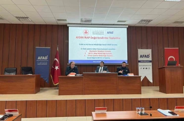Aydın İl Afet ve Risk Azaltma Planı İzleme ve Değerlendirme Toplantısı yapıldı 