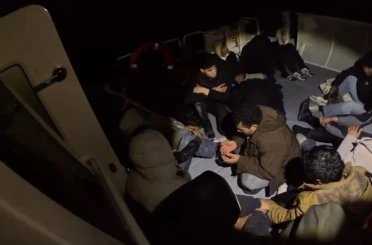 Aydın’da 20 düzensiz göçmen kurtarıldı 