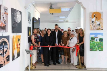Aydın’da her yaştan sanatseverin eserleri görücüye çıktı 