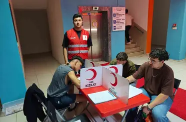 Aydın’da öğrenci yurdunda kan bağışı etkinliği düzenlendi

