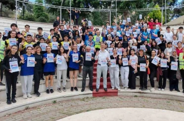 Aydın’da oryantiring heyecanı Pınarbaşı’nda yaşandı 