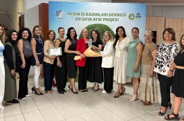 Aydın’daki iş kadınlarının "09 Sıfır Atık Projesi" tamamlandı 