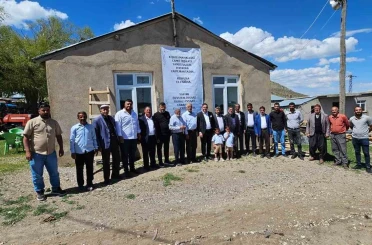 Aydınlar’da taziye evi ve caminin temeli dualarla atıldı 