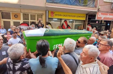 Aydınlı gazeteci Yazıcı’yı meslektaşları son yolculuğuna uğurladı 