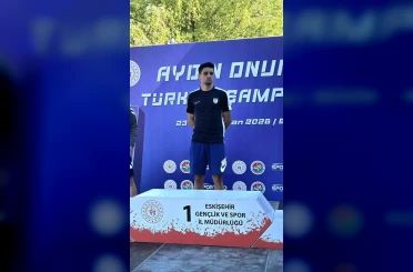 Aydınlı milli atlet Türkiye şampiyonu oldu 