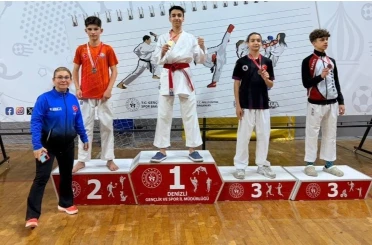 Aydınlı sporcular Denizli’den dereceyle döndü 
