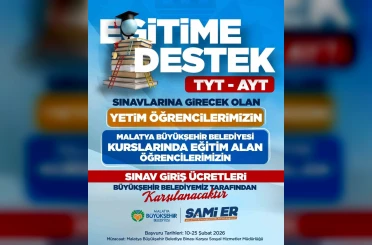 AYT ve TYT sınav ücretleri Büyükşehir Belediyesi’nden 