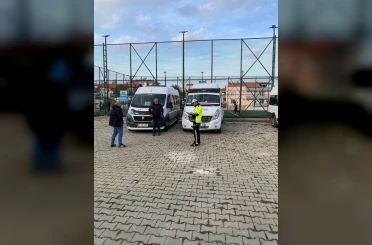 Ayvacık’ta Okul Çevreleri ve Okul Servisleri Denetlendi 