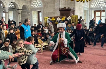 Babaeski’de çocuklar Nasreddin Hoca ile buluştu 