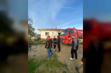 Babaeski’de ev yangını: 1 ölü, 1 yaralı 